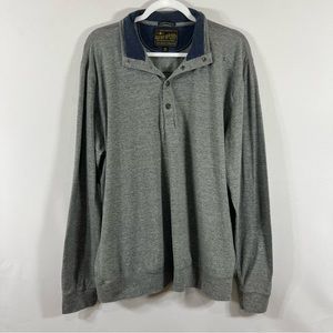 Lucky Brand Gray Long Sleeve Collared Men’s Shirt Size XXL
